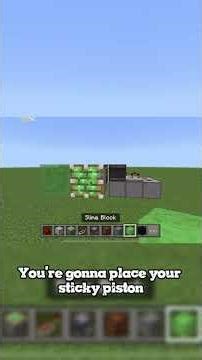 How to make a simple flying machine return station part 2 #minecraft #minecraftredstone