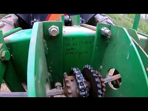 Setting Seed Population On John Deere Two Row Planter