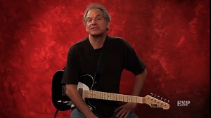 ESP LTD LRONBLK Ron Wood Signature Black