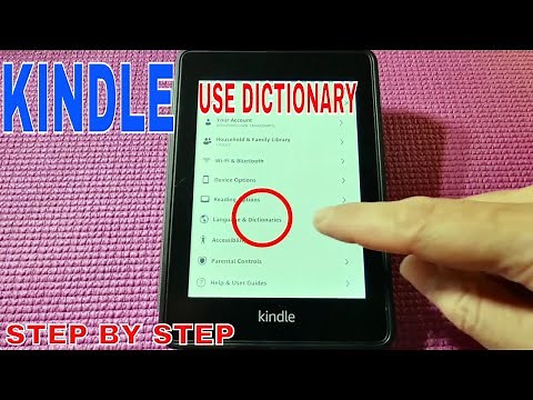 ✅ How To Use Kindle Dictionary Function 🔴