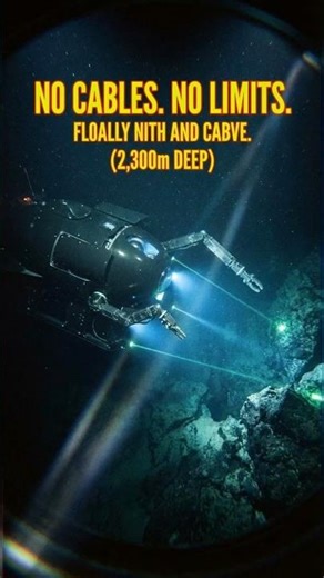 No Ship, No Cable—Just This Robot 🤖🌊