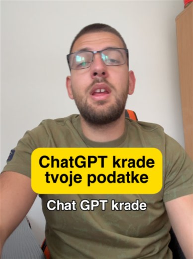 Misliš da besplatno koristiš ChatGPT. Zapravo plaćaš svojim privatnim podacima. Otvoriš aplikaciju, postaviš pitanje i nesvesno predaš informacije. Podrazumevana podešavanja su postavljena tako da veštačka inteligencija trenira i uči na tvojim razgovorima. Ako to ne zaustaviš, tvoj rad i ideje postaju deo njihovog sistema. Ovo se rešava odmah u tri koraka. Prvo, u sekciji za podatke isključi opciju da unapređuješ model za sve. Drugo, ugasi memoriju u personalizaciji kako bi sprečio softver da sk