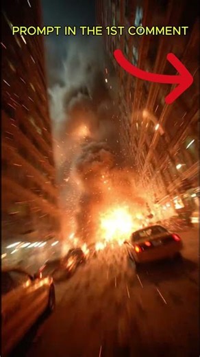 NYC Burns in Chaos – Handheld AI Apocalypse Scene