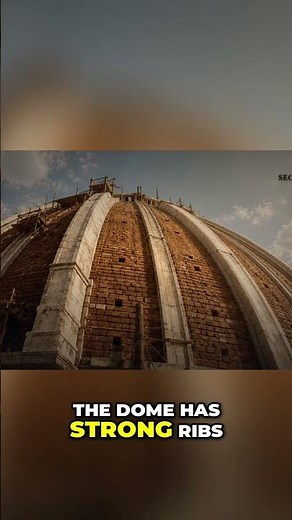Florence's cathedral dome | Innovative Architecture Secrets #shorts