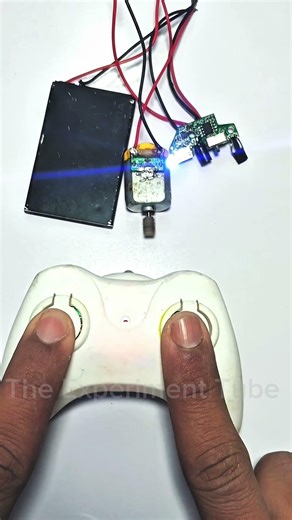 Motor Obeys the Remote #Shorts#DCMotor#RemoteControl#ElectronicsProject