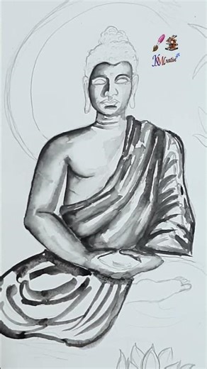 #artforbeginners #Minimalist Buddha Painting | Meditation & Mindfulness Art
