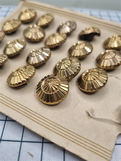 Art Deco 22 Czechoslovakian Glass Buttons: Never Used, - Etsy