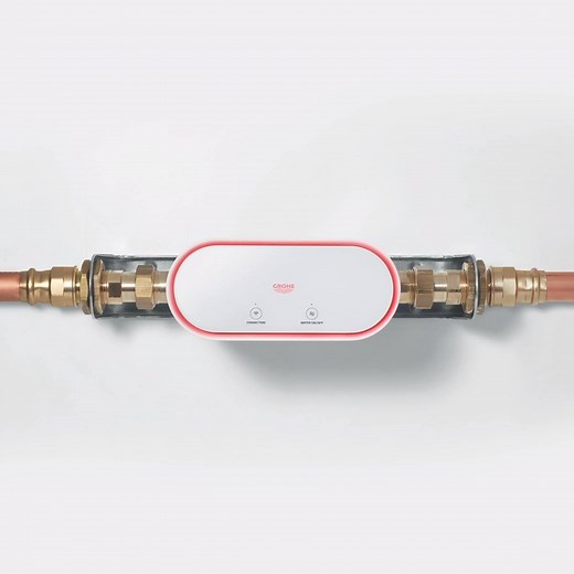 10K views · 100 reactions | Meet GROHE Sense Guard: the complete smart water controller for your home. Track consumption, detect micro leaks, and in case of a burst pipe, automatically shut off the water supply with a push of a button. | GROHE | Facebook