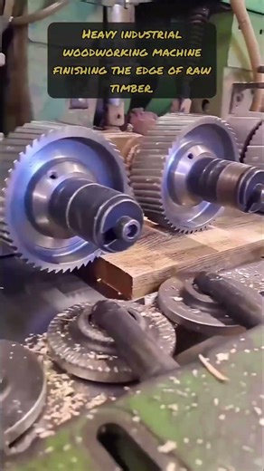 Watch This Powerful Professional Planing Machine Leveling Rough Wood