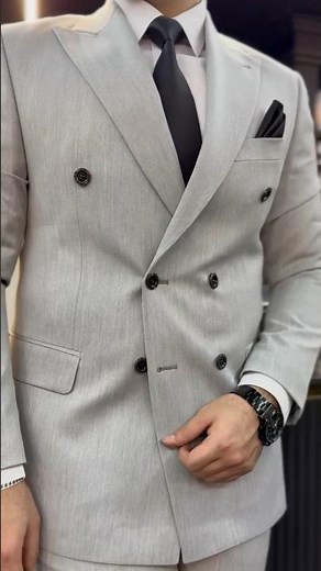 Elegant in White | Classy Suit Look for Men 🤍 2025