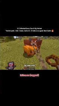 5 I Collected Every Cow & Pig Variant"And oh yeah, I did. I mean, look at it. #minecraft #game