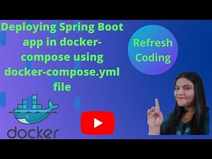 Deploying SpringBoot app in docker-compose using docker-compose.yml file
