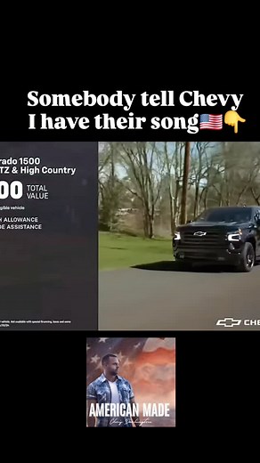 This sure does sound like a truck commerical #fyp #americanmade #chevrolet #chevytrucks | Chris Darlington Music