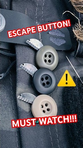 Have YOU seen the Escape Button? Tactical Tavern x Shomer-Tec collab #shorts #edc #knifeskills