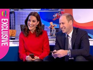 Prince William and Kate receive their Gold Blue Peter Badges!