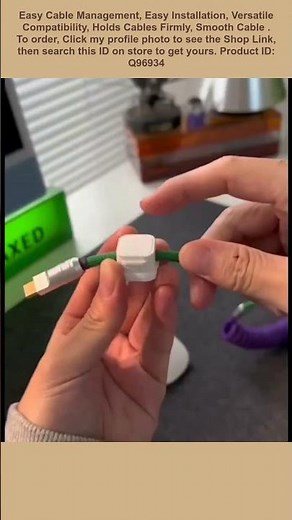 This is an adjustable magnetic cable clip.