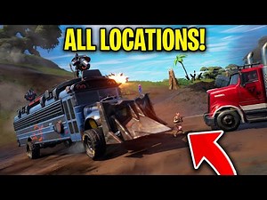 ALL Driveable Battle Bus Locations (Fortnite Season 2)