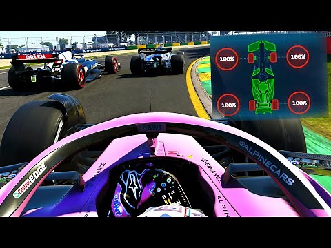 The 2023 Australian Grand Prix but the TYRES LITERALLY LAST ONE LAP!