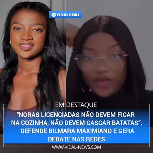 Noras licenciadas não devem ficar na cozinha”, defende Bilmara Maximiano e gera debate nas redes #vidalnews #bilmara | Vidal News