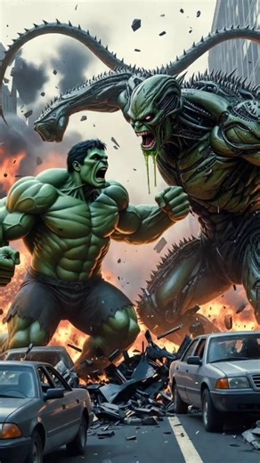 Alien Hulk vs Hulk | bhayanak larayi #mha