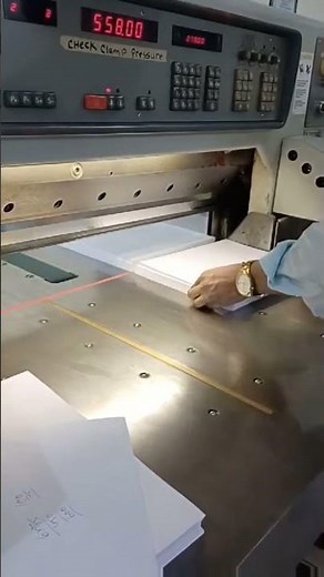 Automatic Paper Cutting Process: Precision and Efficiency in Action #packaging #art #craft #cutting