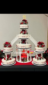 Fabulous Wedding Cake Ideas with Stairs! 💖 #ctto #cttophotonotmine #forideasonly #cakedesign #cakeideas #weddingcakes #kukiliciouscakes #fbreelsfypシ゚ #reelschallenge | Kukilicious Cakes