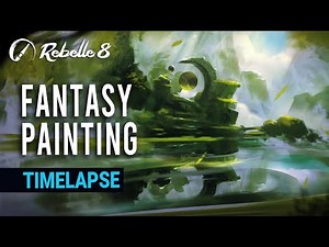 Rebelle 8 Pro - Fantasy Landscape with Digital Watercolor - Orvale Rest