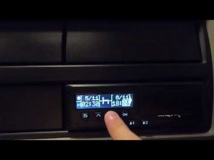 How To: Manual Entry On Stoneridge Digital Tachograph Machine.
