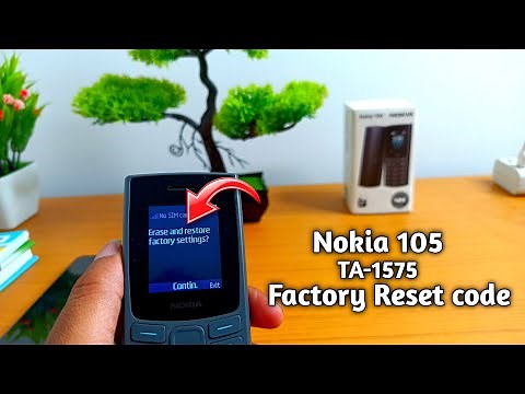 Nokia 105 ( TA-1575 ) hard reset security code // Nokia TA-1575 restore factory setting