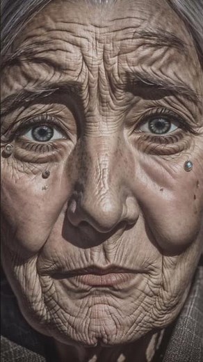 AI "A realistic old woman"