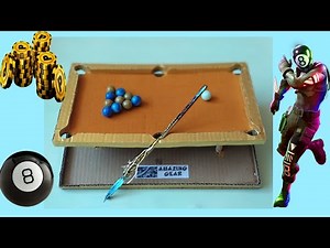 How to make Snooker Table with Cardboard || Make Amazing Two Player Game in just 3 Minutes