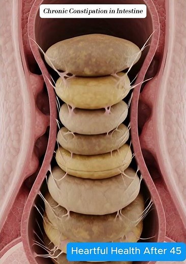 Chronic Constipation in Intestine | Severe Stool Blockage 3D | Hearful Health After 45