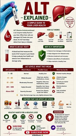 ALT Test Explained|Normal ALT Levels & Liver Function Test (Easy Guide)🩸#bloodtest #liverhealth