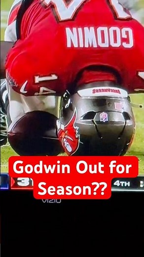 CHRIS GODWIN KNEE ANKLE INJURY NFL TAMPA BAY BUCCANEERS BALTIMORE RAVENS