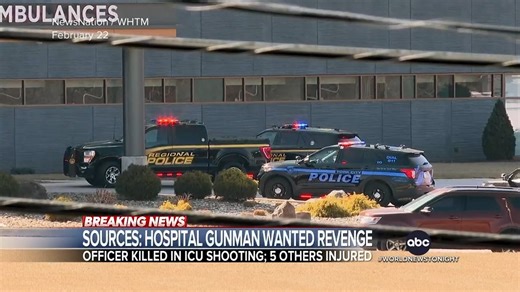 922K views · 15K reactions | Anguish and anger over a loved one's death apparently motivated the deadly attack targeting an ICU at a Pennsylvania hospital, a senior law enforcement official told ABC News. Police say the suspect held staff hostage and killed an officer. Aaron Katersky reports. https://abcnews.link/VIDXN5b | ABC World News Tonight with David Muir | Facebook