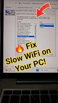 🚀 How to Fix Slow WiFi on Windows PC | Boost Internet 📶 🔥 #techtips #fypシ #foryourpage # #computer