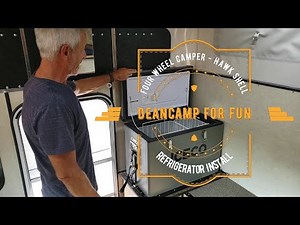 Four Wheel Camper Hawk Shell - Truck Camper Build: Refrigerator Install