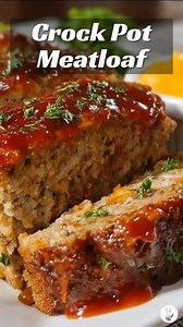 When life gets busy but you still crave that old-fashioned, homemade comfort this Crock Pot Meatloaf wraps your whole kitchen in warmth. ❤️🍽️ Tender, juicy, and slow-cooked in the most irresistible sweet-and-savory glaze every slice tastes like a hug from someone who loves you. It’s the kind of meal that fills the house with nostalgia and brings everyone running to the table before it’s even done. Save this recipe for the nights when your soul needs something simple, cozy, and unbelievably deli