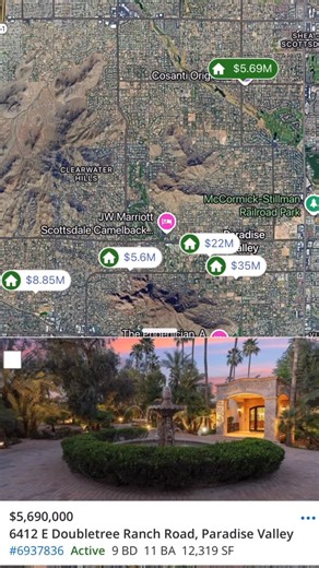 Duane Louton - Arizona Real Estate on Instagram: "There are currently only 5 homes in Paradise Valley, AZ with garage space for 10+ cars. #cars #realestate #luxuryhouse #carcollection #arizona"