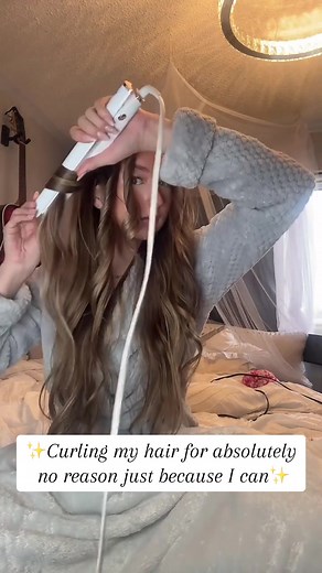 This is your sign to learn how to do flat iron curls