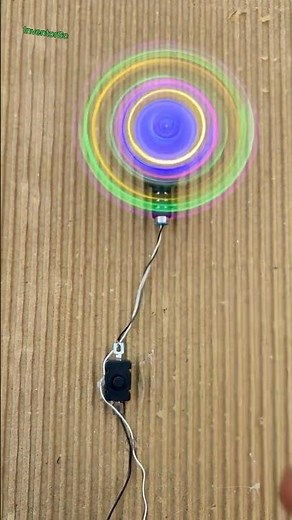 Making Circle Light Using Generator Motor and Drone Motor