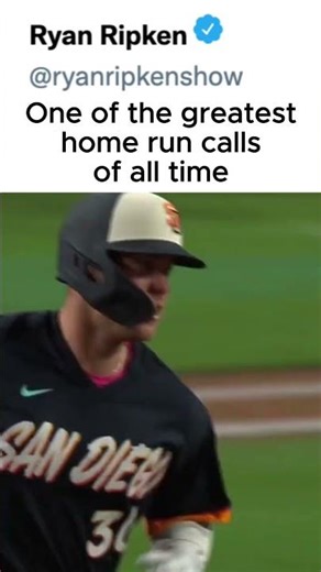 Gavin "Holy" Sheets walk off leads to ELITE home run call #baseball #shorts #ryanripkenshow