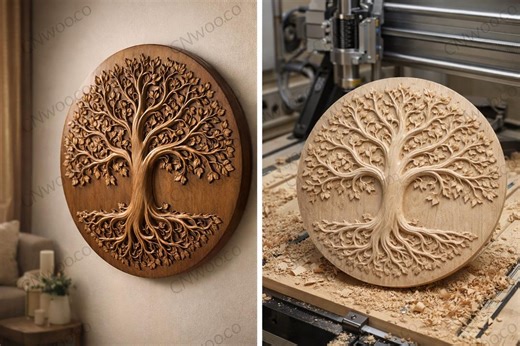 Tree of Life CNC STL File – Spiritual Wood Bas Relief for CNC Router – Tree Wall Art – Digital Download - Etsy