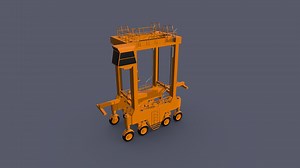 CRANES - Straddle Crane - 3D model by Megapoly.Art