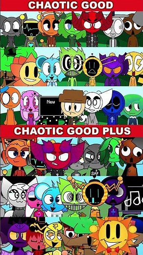 Incredibox Sprunki Chaotic Good VS Chaotic Good Plus *Mix Version* #sprunki #incredibox