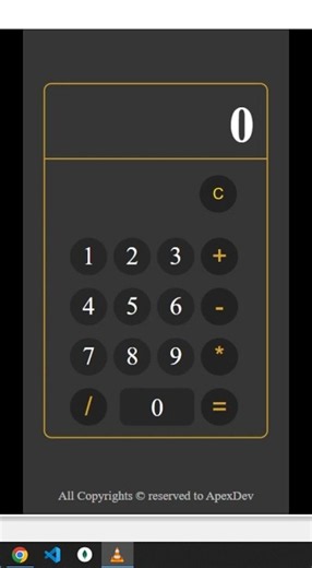 Modern Calculator Web App with HTML, CSS & JavaScript | Beginner JavaScript Project | ApexDev#webdev