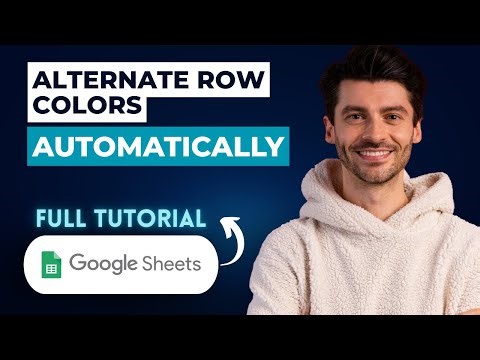 How To Alternate Row Colors Automatically In Google Sheets On Desktop [2025 Guide]