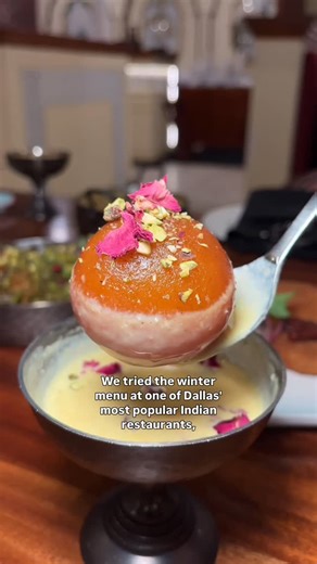 Anisha Holla - Dallas Foodies :) on Instagram: "✨ TRYING THE NEW WINTER MENU AT THE DELHI LOUNGE IN IRVING, TX✨ What: @thedelhilounge is owned by one of the best chefs in India! This place is literally always packed👀 They just released a new winter menu and we RAN as soon as we heard ❄️🏃‍♀️ the menu has more than 50+ winter Indian dishes—But we tried the: * Cranberry Papdi Chaat (covered in sweet yogurt and dried cranberry chutney) * Winter kofta curry (fried betroot dumplings in a sweet cream