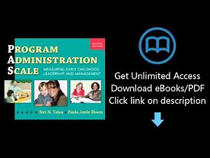 Download Program Administration Scale: Measuring Early Childhood Leadership and Management, Seco PDF