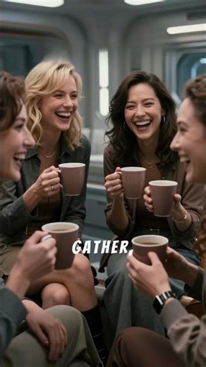 Space Christmas Party: Girls Celebrate the Holidays Onboard a Starship